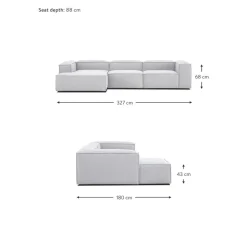 Divano Angolare Componibile Lennon