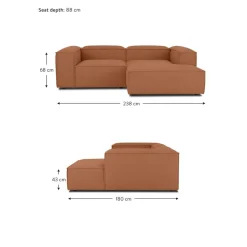 Divano Angolare Componibile Lennon