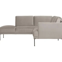 Divano Angolare In Velluto Fluente