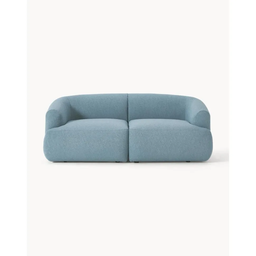Divano Componibile 2 Posti In Boucle Sofia
