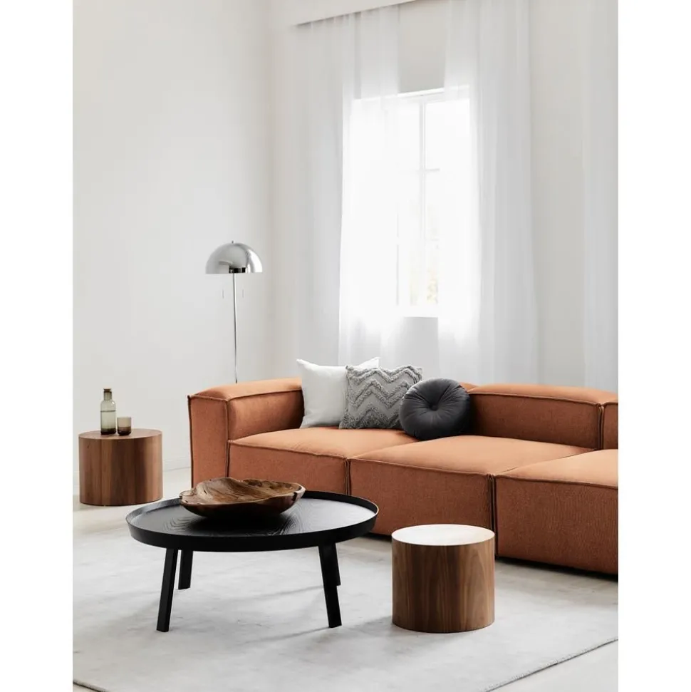 Divano Componibile 4 Posti Con Poggiapiedi Lennon