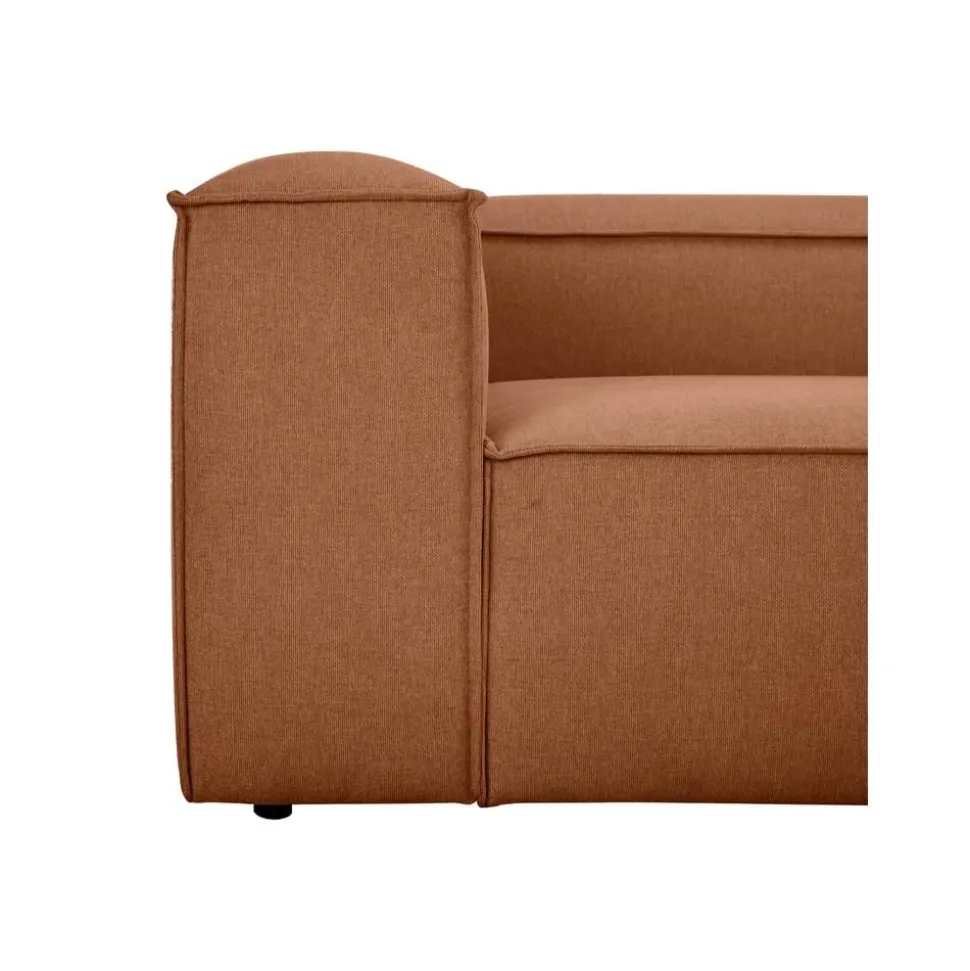 Divano Componibile 4 Posti Con Poggiapiedi Lennon