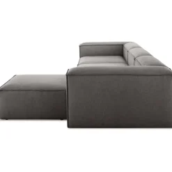 Divano Componibile 4 Posti Con Poggiapiedi Lennon