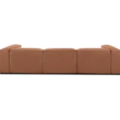 Divano Componibile 4 Posti Con Poggiapiedi Lennon