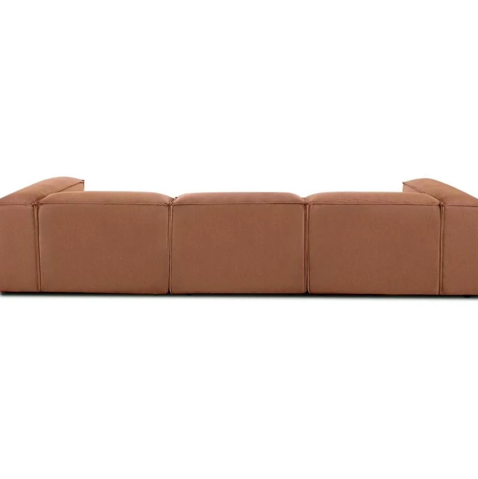 Divano Componibile 4 Posti Con Poggiapiedi Lennon