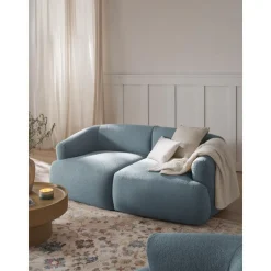 Divano Componibile 2 Posti In Boucle Sofia