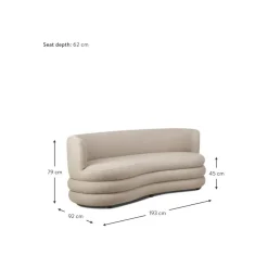 Divano Di Design 3 Posti In Boucle Solomon