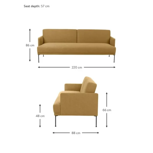 Divano Letto 3 Posti Fluente