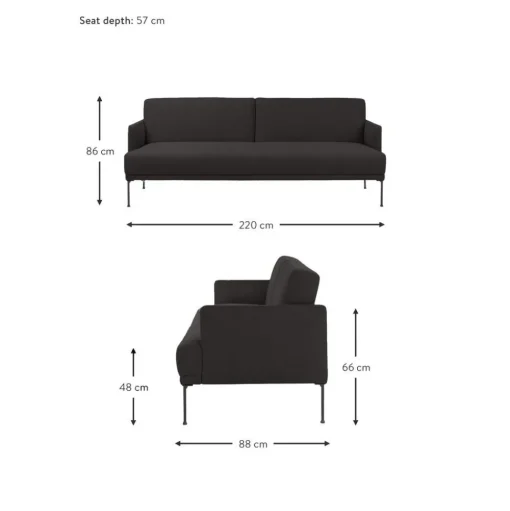 Divano Letto 3 Posti Fluente