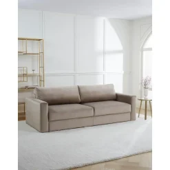Divano Letto 3 Posti In Velluto Con Contenitore Tasha