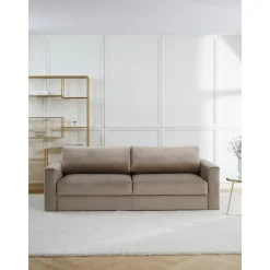 Divano Letto 3 Posti In Velluto Con Contenitore Tasha