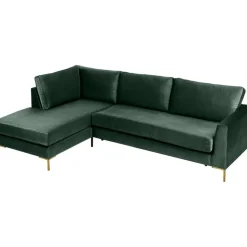 Divano Letto 3 Posti In Velluto Con Materasso Luna