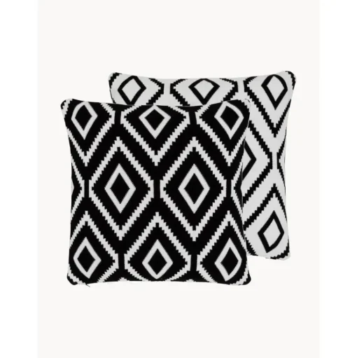 Federa Arredo Reversibile Lavorata A Maglia Chuck