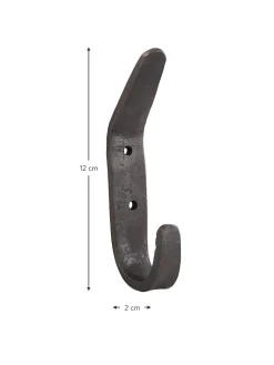 Gancio Appendiabiti In Metallo Forga, 2 Pezzi