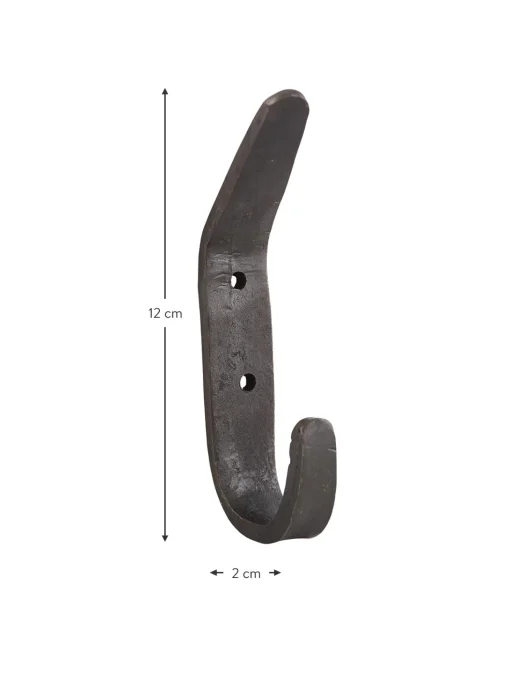 Gancio Appendiabiti In Metallo Forga, 2 Pezzi