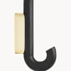 Gancio Da Parete In Legno Di Quercia Umbrella, In Diverse Dimensioni
