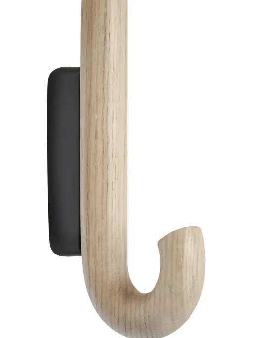 Gancio Da Parete In Legno Di Quercia Umbrella, In Diverse Dimensioni