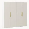 Guardaroba Componibile Con Ante Battenti Simone, Larg. 200 Cm, In Diverse Varianti