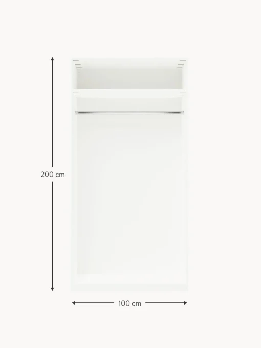 Guardaroba Componibile Con Ante Battenti Simone, Larg. 100 Cm, In Diverse Varianti