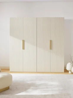 Guardaroba Componibile Con Ante Battenti Simone, Larg. 200 Cm, In Diverse Varianti