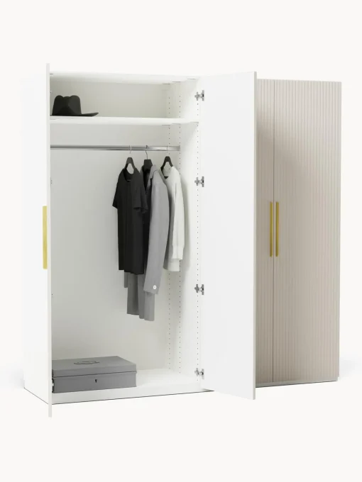 Guardaroba Componibile Con Ante Battenti Simone, Larg. 200 Cm, In Diverse Varianti