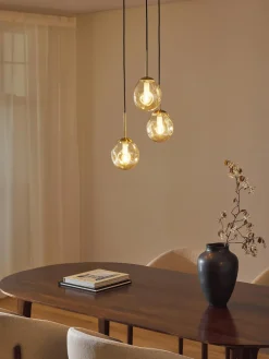 Lampada A Sospensione A Grappolo In Vetro Amora