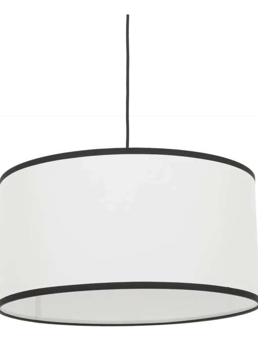 Lampada A Sospensione Con Paralume In Lino Claudette