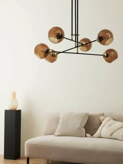 Lampada A Sospensione Con Sfere Di Vetro Cooper