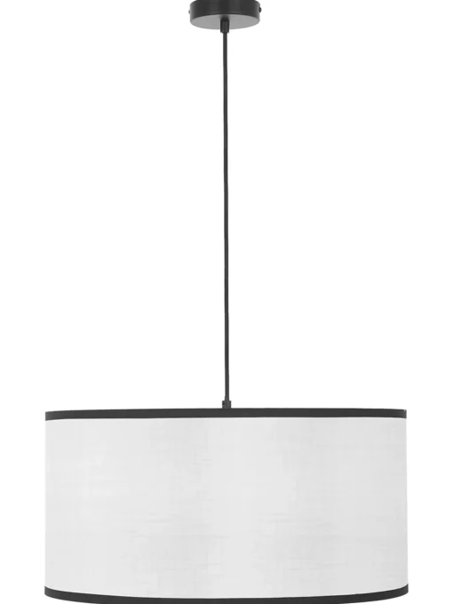 Lampada A Sospensione Con Paralume In Lino Claudette