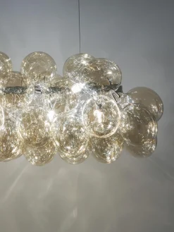 Lampada A Sospensione Con Sfere Di Vetro Gross Bar