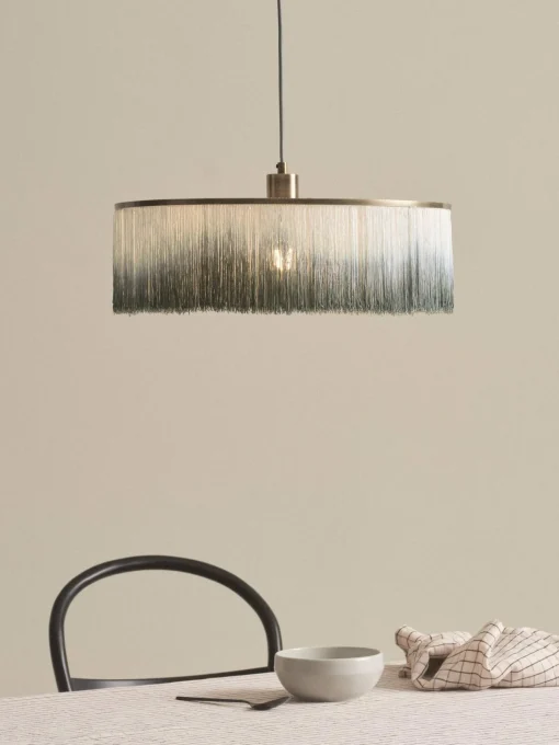 Lampada A Sospensione Con Frange Regency