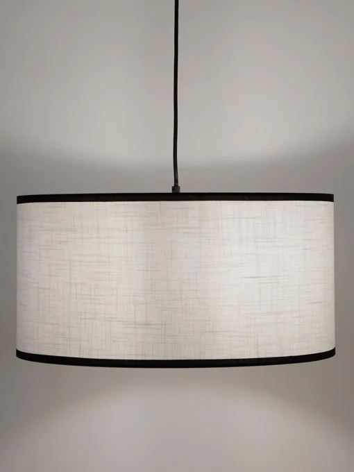 Lampada A Sospensione Con Paralume In Lino Claudette