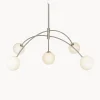 Lampada A Sospensione Grande In Vetro Opale Heaven