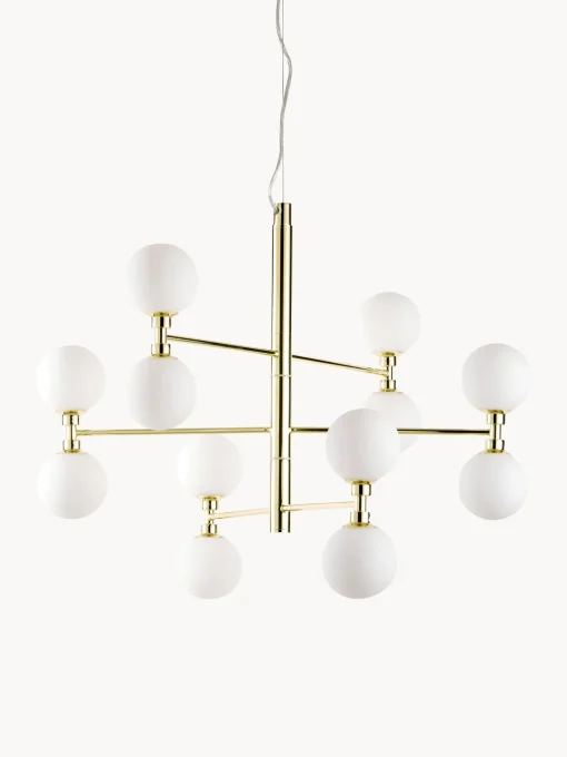 Lampada A Sospensione Grande Con Sfere In Vetro Grover