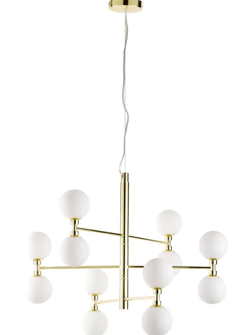 Lampada A Sospensione Grande Con Sfere In Vetro Grover