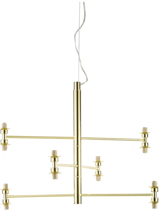 Lampada A Sospensione Grande Con Sfere In Vetro Grover