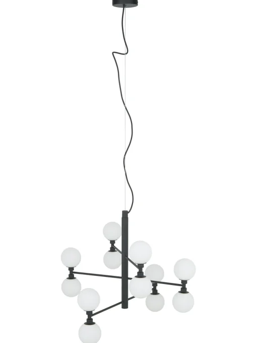 Lampada A Sospensione Grande Con Sfere In Vetro Grover