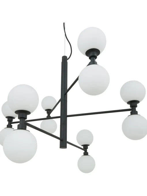 Lampada A Sospensione Grande Con Sfere In Vetro Grover
