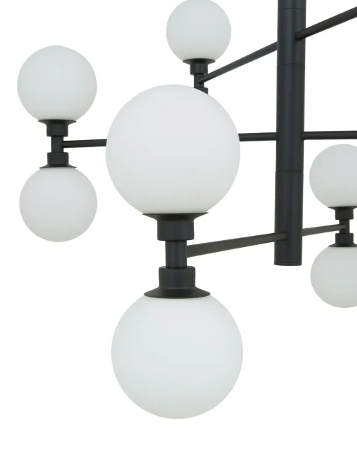 Lampada A Sospensione Grande Con Sfere In Vetro Grover