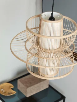 Lampada A Sospensione In Bambu Fatta A Mano Sigyn