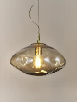 Lampada A Sospensione In Vetro Amora