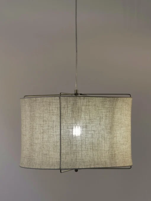 Lampada A Sospensione In Lino Clouds