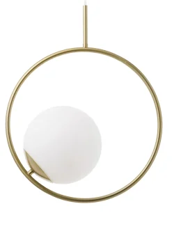 Lampada A Sospensione In Vetro Opalino Chloe