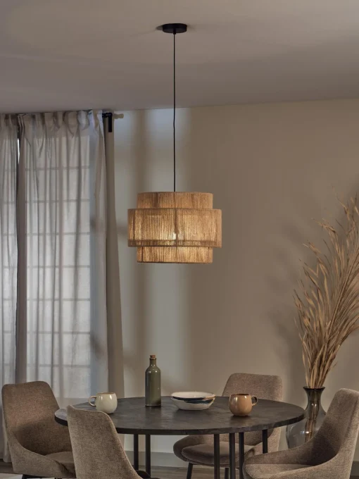 Lampada A Sospensione In Juta Cecillia
