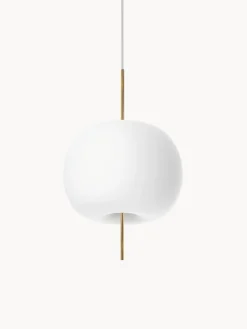 Lampada A Sospensione Luce Regolabile In Vetro Soffiato Kushi