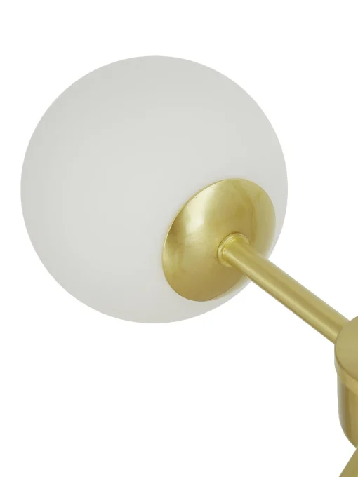 Lampada Grande A Sospensione In Vetro Opale Aurelia