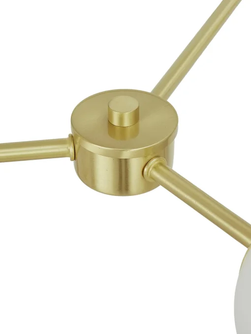 Lampada Grande A Sospensione In Vetro Opale Aurelia