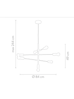 Lampada Grande A Sospensione Venja