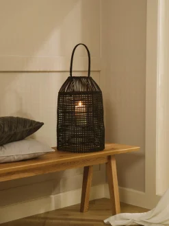 Lanterna Fatta A Mano In Rattan Hazel