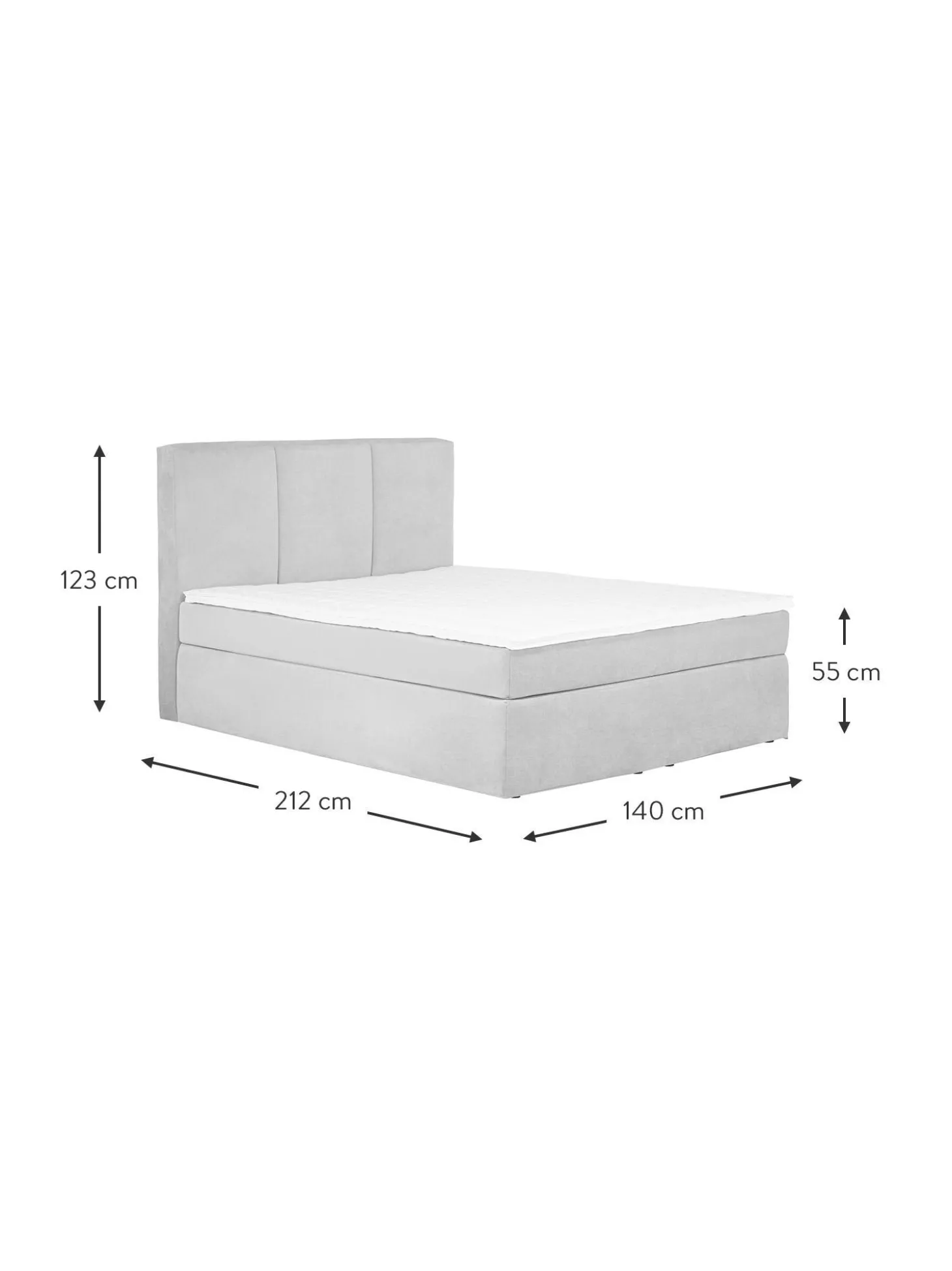 Letto Boxspring Oberon